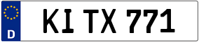Truck License Plate